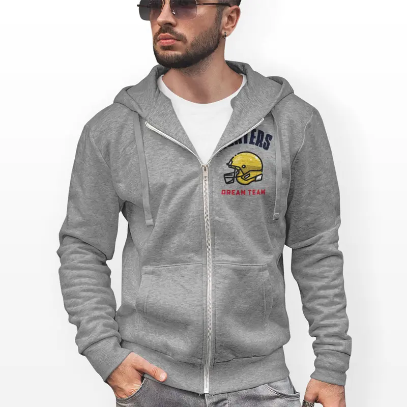 Men’s Football (Soccer) Team Spirit Zip Hoodie