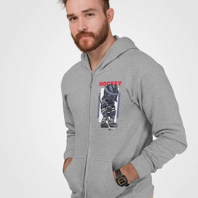 Men’s Hockey Sport-Inspired Full-Zip Hoodie