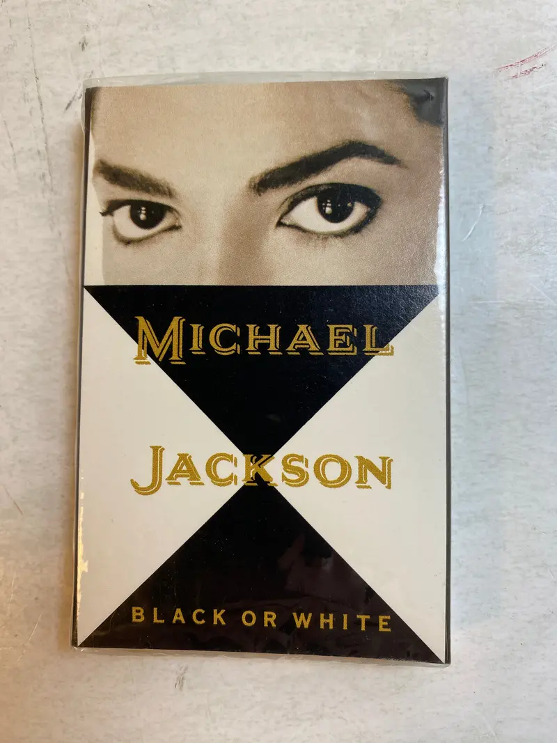 Michael Jackson ‘Black or White’ Cassette Single (1991) – Factory Sealed