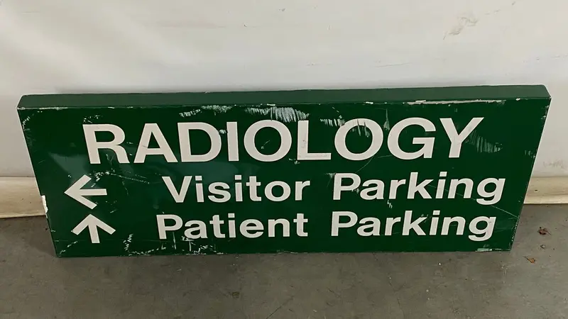 Michigan State University Radiology Department Wall Sign – Clear Acrylic Display