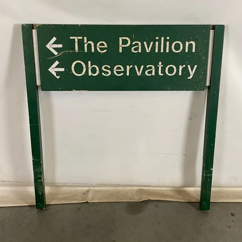 Michigan State University The Pavilion and Observatory Sign
