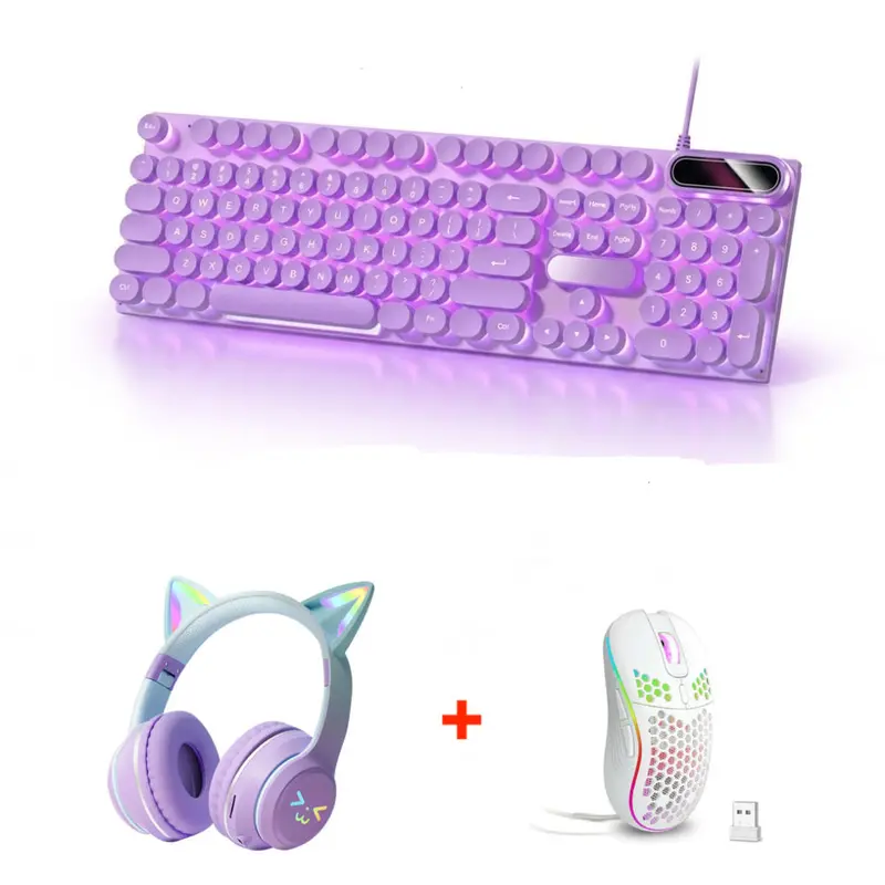 Milky Dream Cute RGB Peripheral Bundle – 3-Piece Set