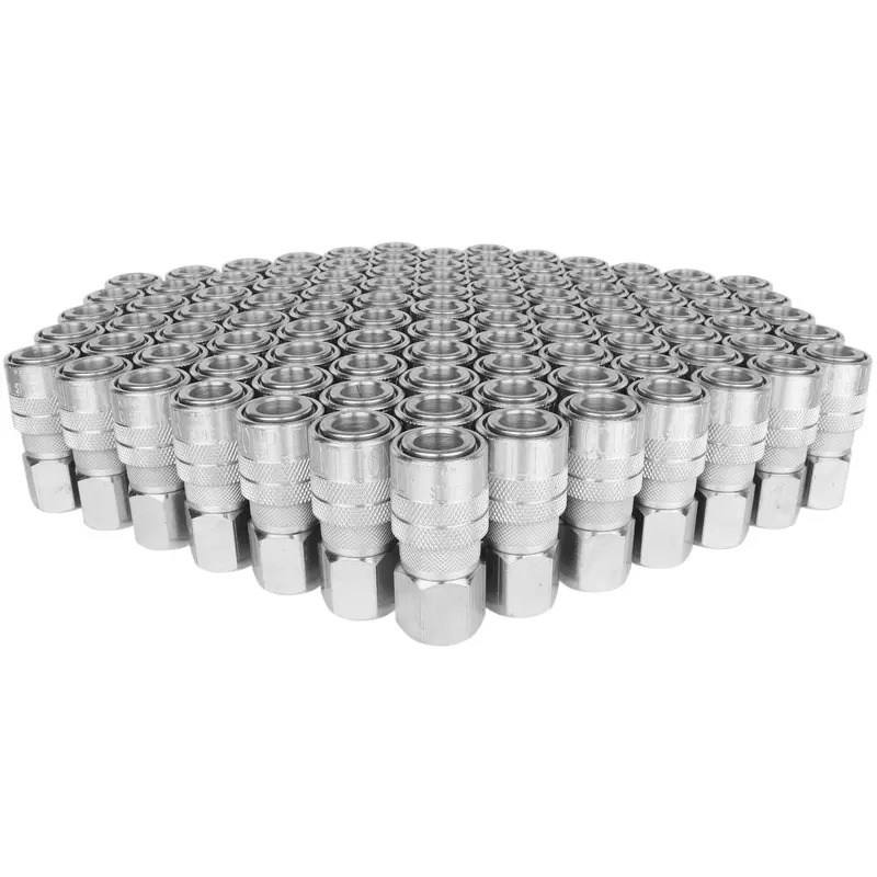 Milton 3/8″ M-Style Steel Female Quick-Connect Coupler – Bulk Pack of 100