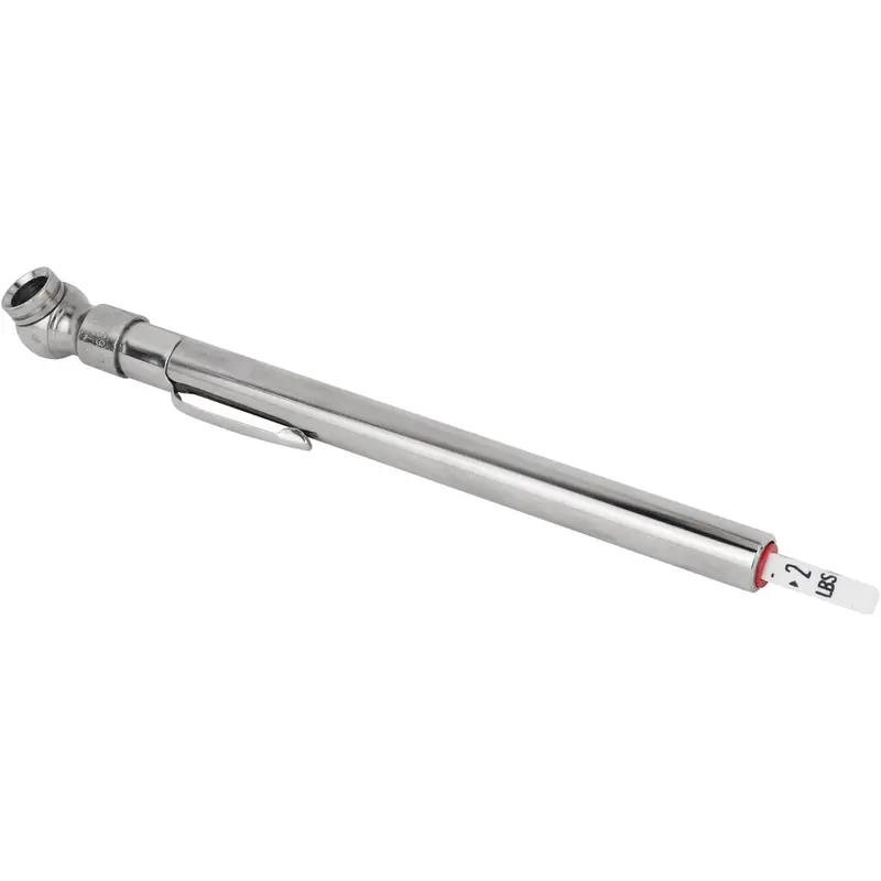 Milton Heavy-Duty Pencil-Type Tire Gauge – 2–20 PSI, Brass Tubing, Corrosion-Resistant Single-Head Chuck