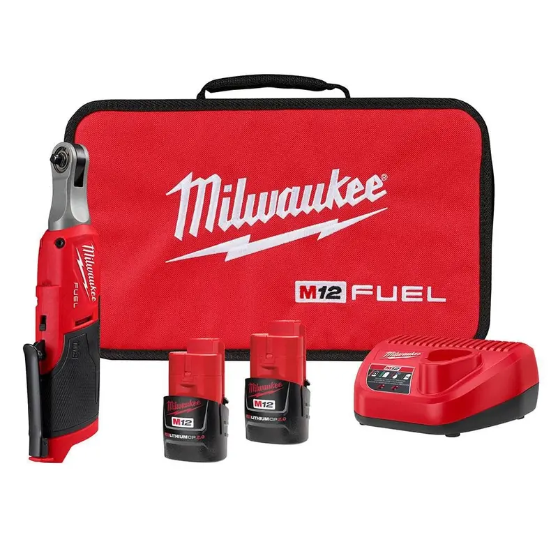 Milwaukee M12 Fuel™ 1/4" High-Speed Ratchet – Bare Tool Or Kit Options 1