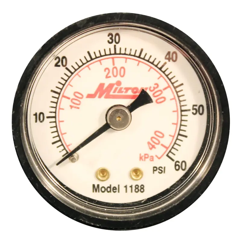 Mini 1/8″ NPT Pressure Dial Gauge – Compact Analog Readout