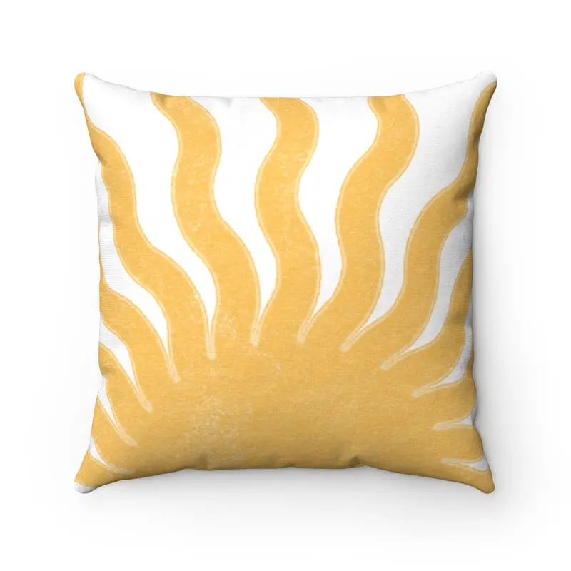 Minimalist Sun Motif Pillow – Four Size Options