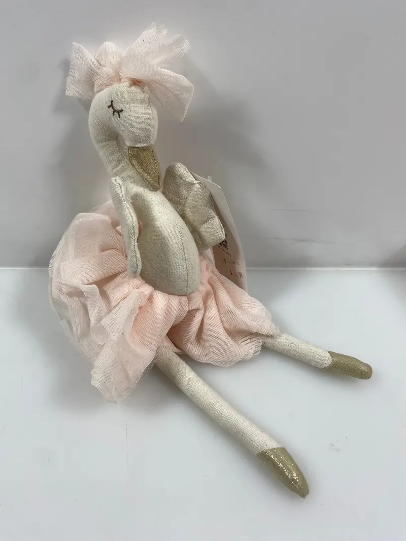 Miss Rose Sister Violet Pink Tutu Swan Plush Doll