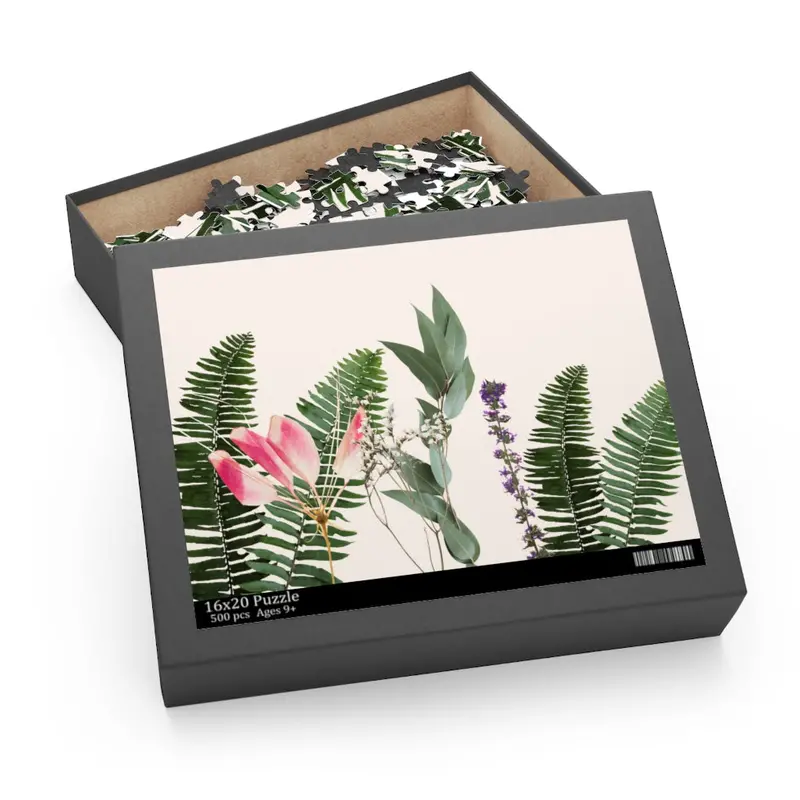 Mixed Botanical Garden Theme 500-Piece Jigsaw Puzzle