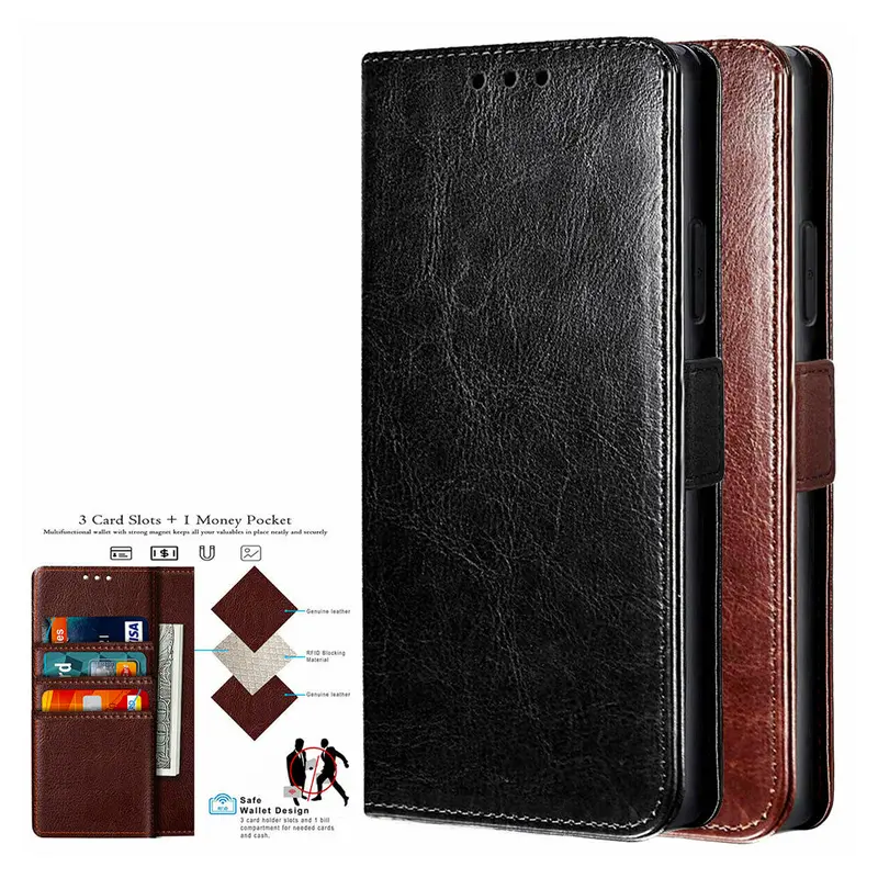 Motorola Moto G Stylus Leather Wallet Case – Slim Protective Design