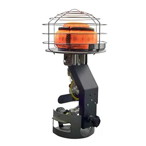 Mr. Heater MH450T Tank Top Propane Heater – Chrome Finish, Portable Indoor/Outdoor Use