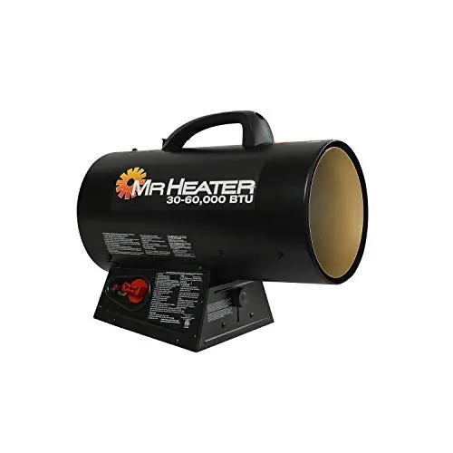 Mr. Heater MH60QFAV 60,000 BTU Propane Forced-Air Portable Heater