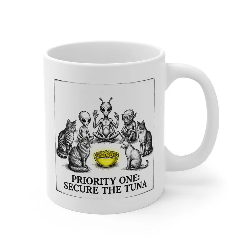 Multi-Cat Alien Council Collectible Mug