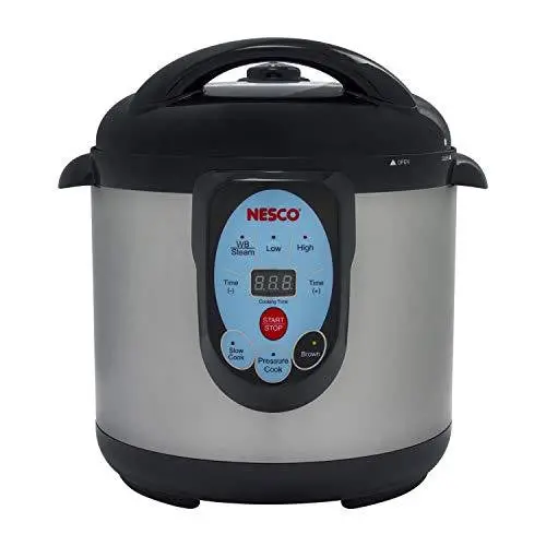 NESCO NPC-9 Smart Pressure Canner & Cooker – 9.5-Quart Stainless Steel Multi-Function Appliance