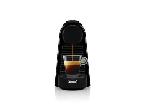 Nespresso Essenza Mini by DeLonghi – Compact Single-Serve Espresso Machine with 19-Bar Pressure (Black)