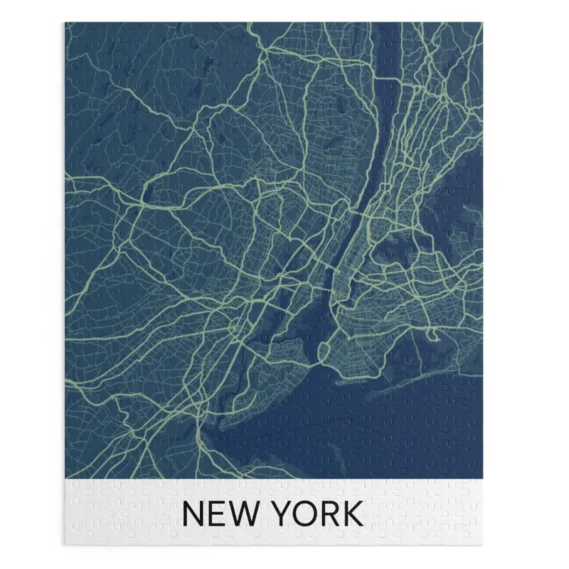 New York City Skyline – 500-Piece Scenic Jigsaw Puzzle