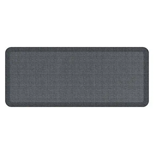 NewLife by GelPro Anti-Fatigue Kitchen Mat – 20″ x 48″, Tweed Nickel Grey, Stain-Resistant & Ergo-Foam Core