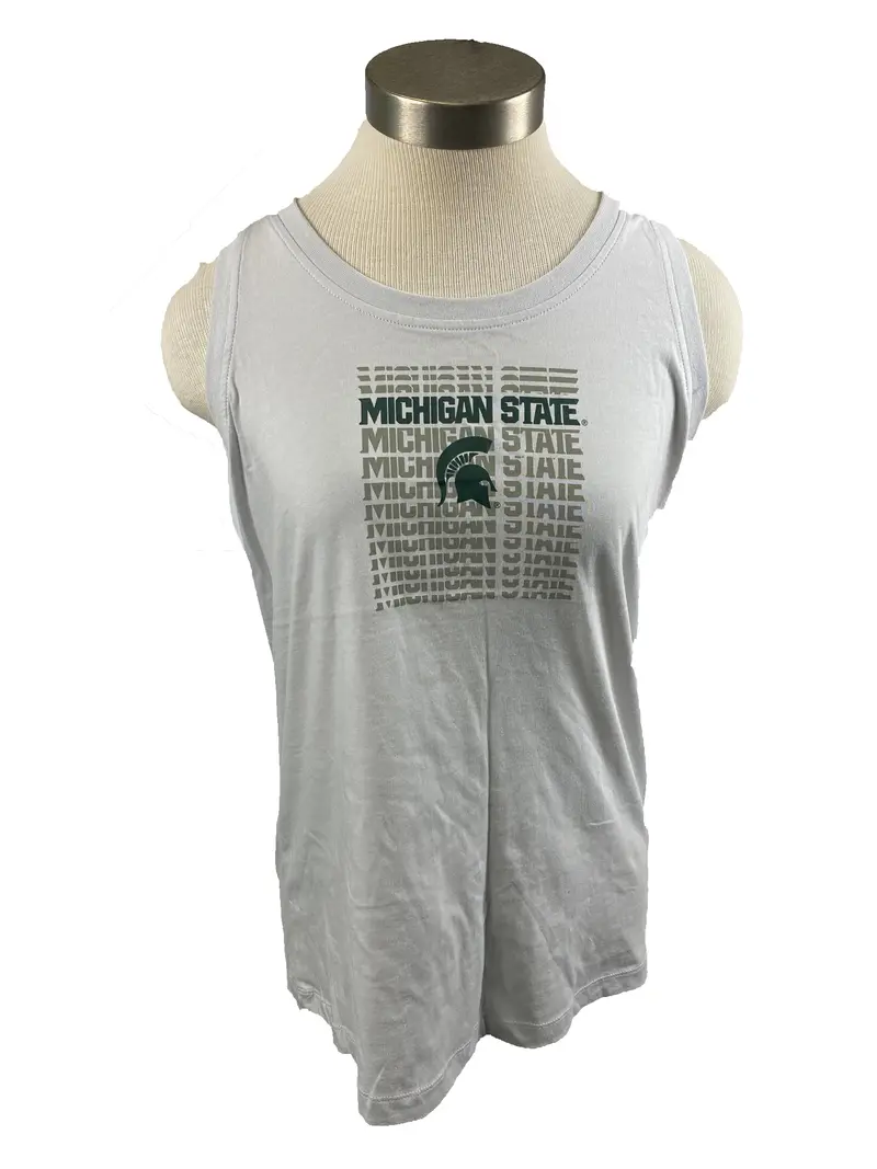 Nike Women’s MSU Spartans Tank Top — Cotton Grey, Size S