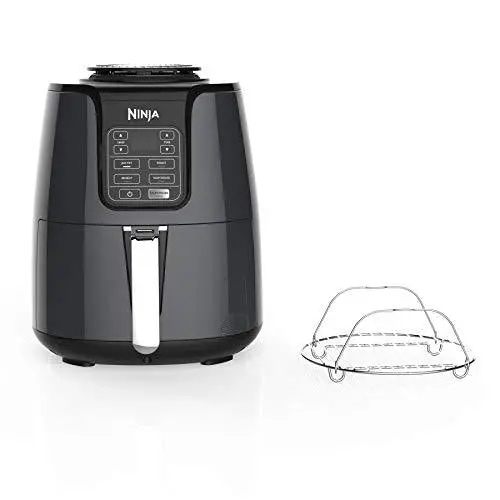 Ninja AF101 4-Quart Air Fryer – Compact Oil-Free Cooking Appliance in Black/Gray