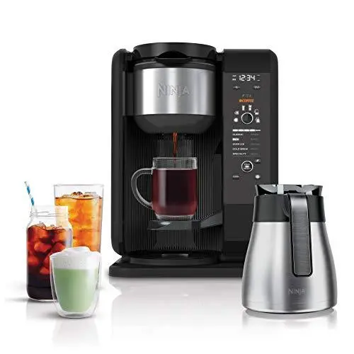 Ninja CP307 Hot & Cold Brewed System – Auto-iQ Coffee & Tea Maker with Frother, 6 Sizes & 5 Styles