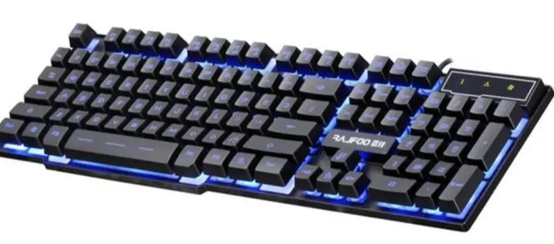 Ninja Dragons Alpha 3C Mechanical-Style Gaming Keyboard with Tri-Color LED Backlight