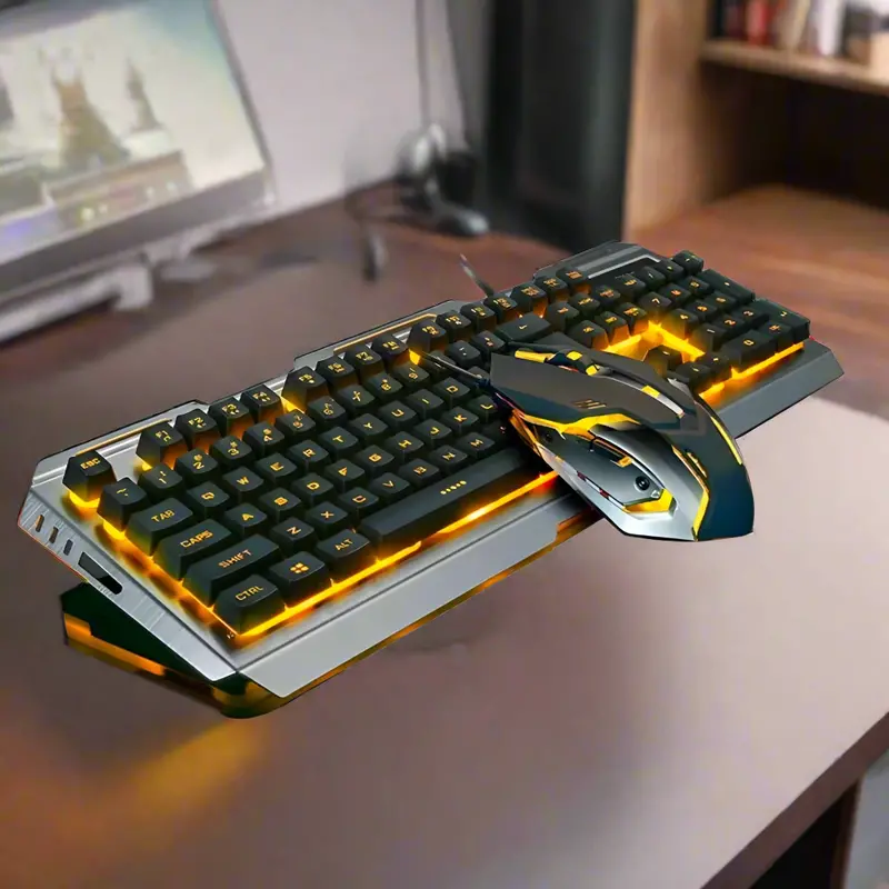 Ninja Dragons V1X Mechanical Keyboard and Optical Mouse Combo – Metal Build