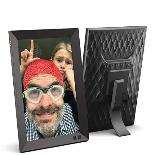 NIX 10.1″ HD Digital Photo Frame – Non-WiFi Portrait/Landscape Display with Auto-Rotate & Remote Control