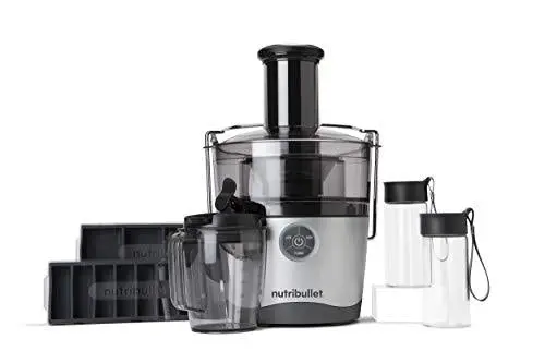 NutriBullet Juicer Pro – 1000W Centrifugal Juicing System for Fruits, Veggies, and Meal Prep (27 oz / 1.5L, Silver)