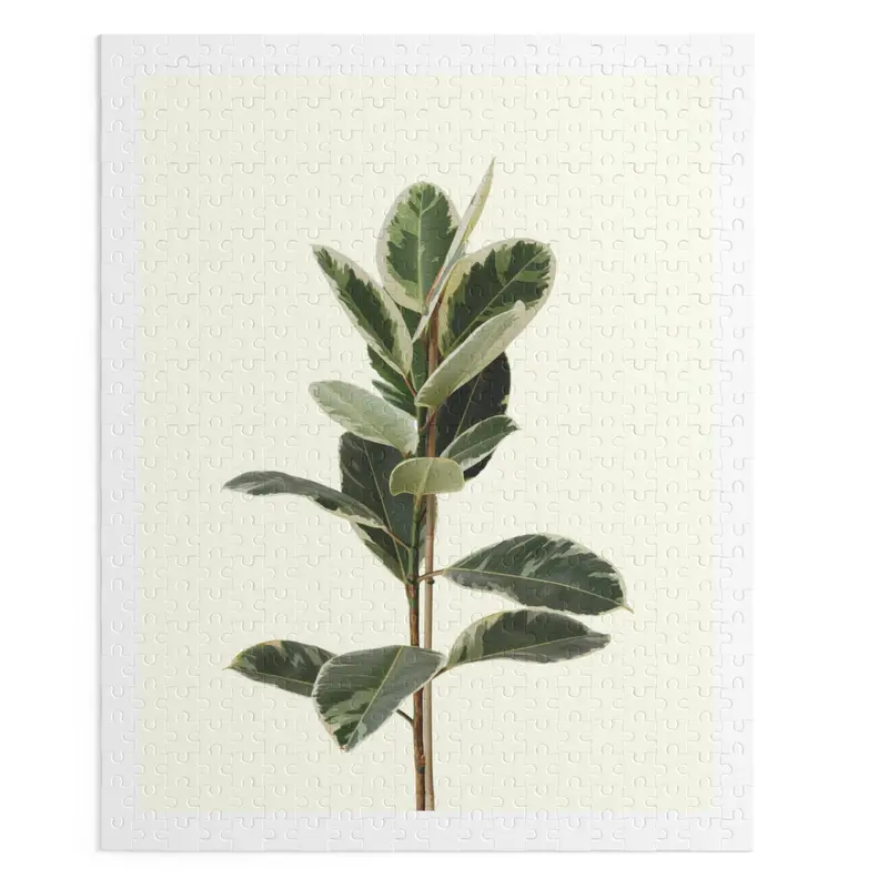 Oil Painting Style Plant Jigsaw Puzzle – 500-Piece Art Puzzle