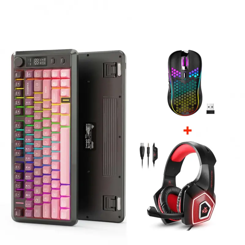 Onetify RGB Gaming Bundle – Keyboard, Mouse & Headphone Set for PC Gamers