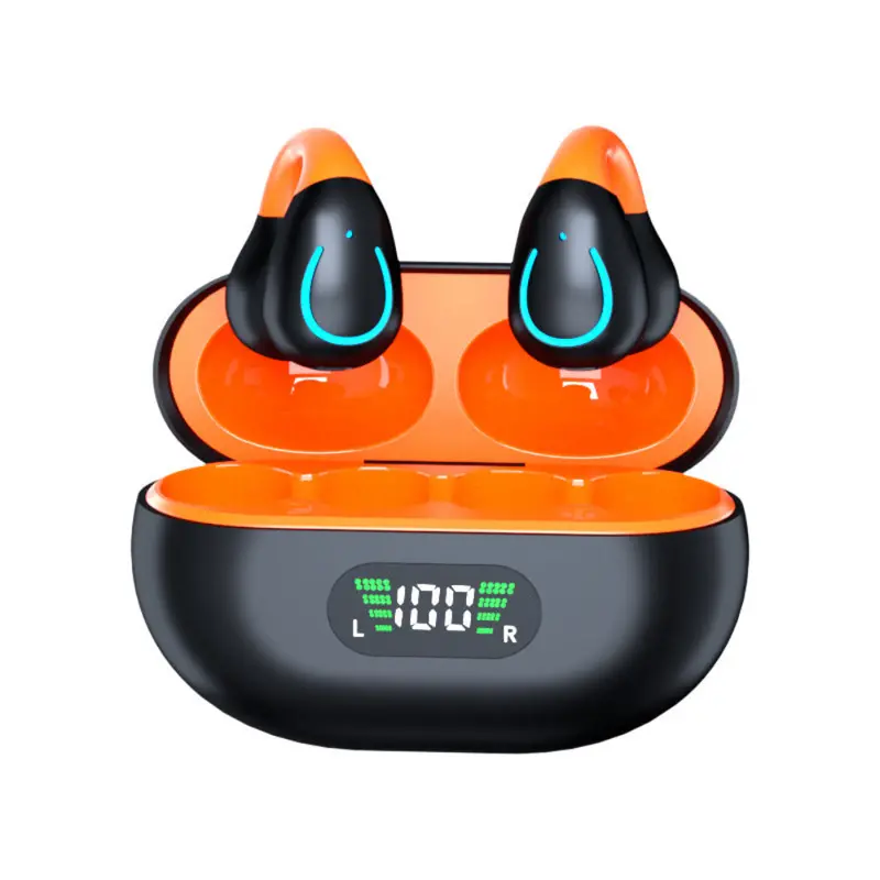 Open-Ear Wireless Earbuds with Environmental Noise Cancellation (ENC)
