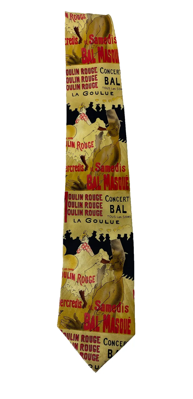 Options in Art Moulin Rouge Silk Necktie – French-Inspired Design