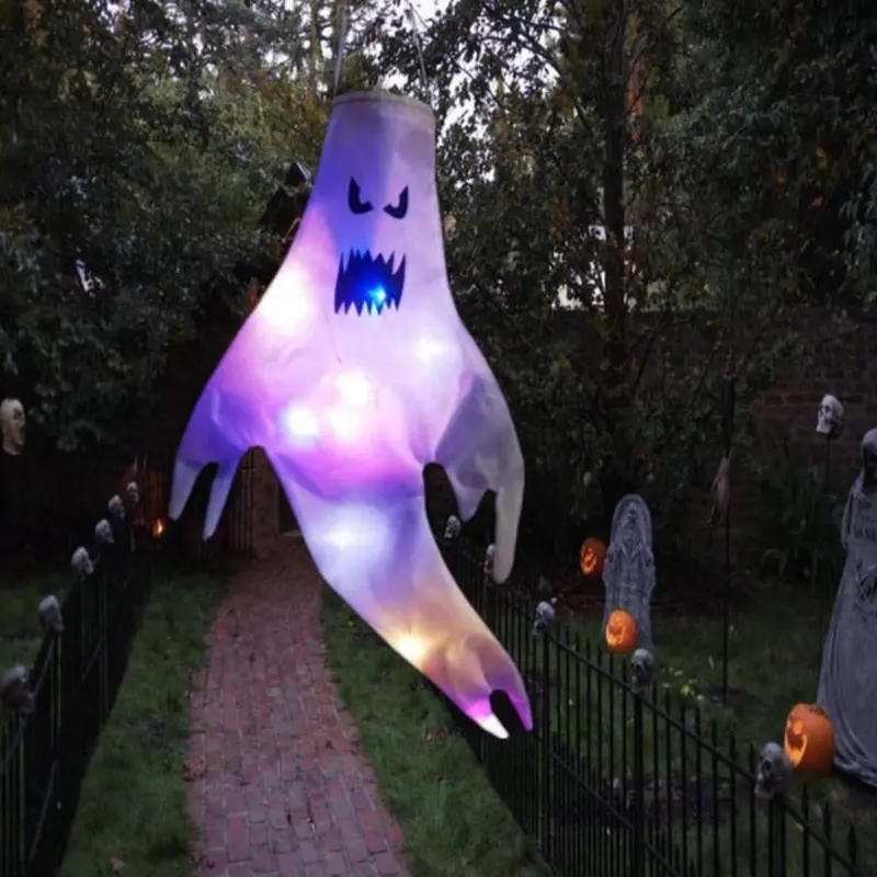 Outdoor Hanging Ghost Decor for Halloween Display