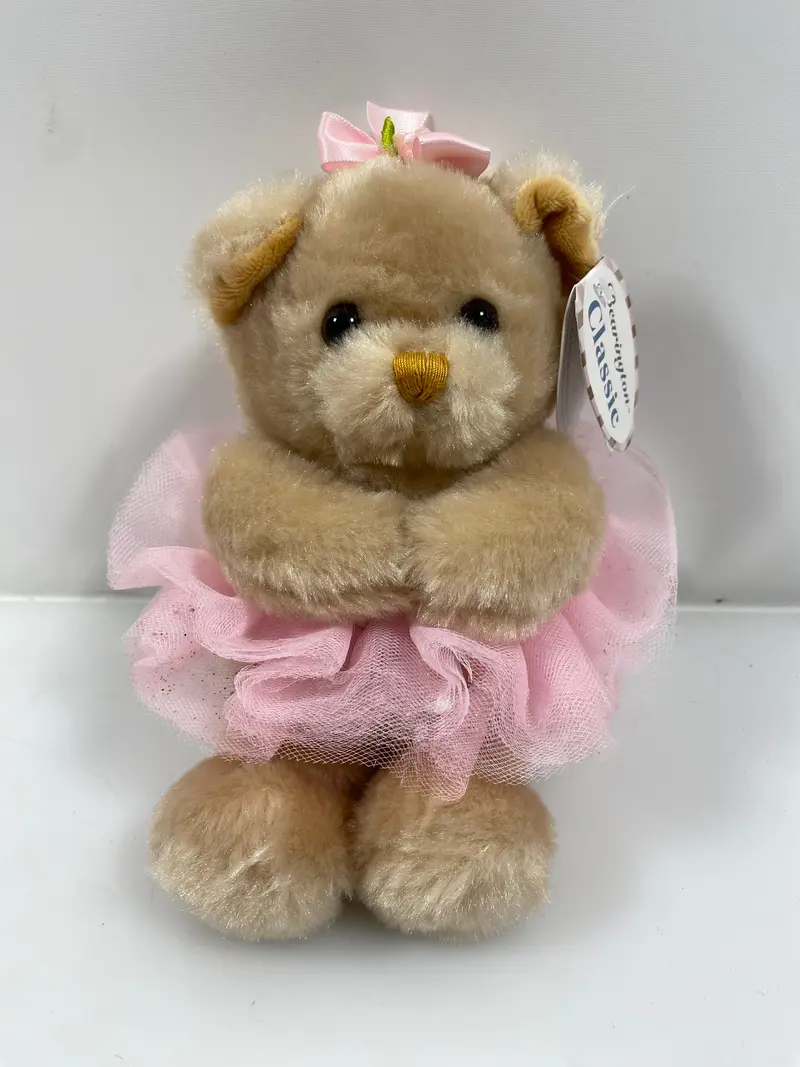 Pink Tutu Bear Plush Toy – Bearington Classic Collection
