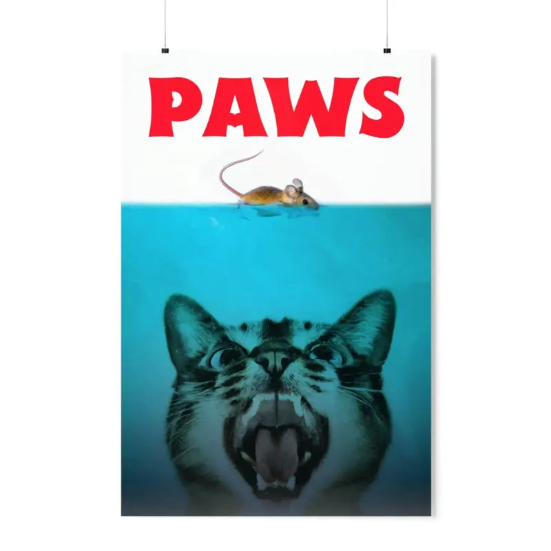 Playful Cat-and-Mouse Animated Movie Poster