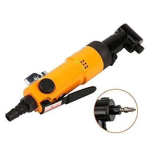 Pneumatic 90° Right-Angle Air Screwdriver – Reversible High-Speed (9000 RPM) Industrial Air Tool for Tight Spaces