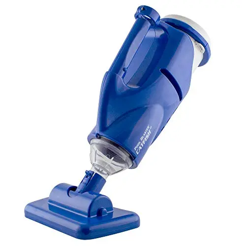 POOL BLASTER Catfish Rechargeable Pool Cleaner — Cordless Vacuum for Steps, Spas, Hot Tubs, and Inground/Above-Ground Pools