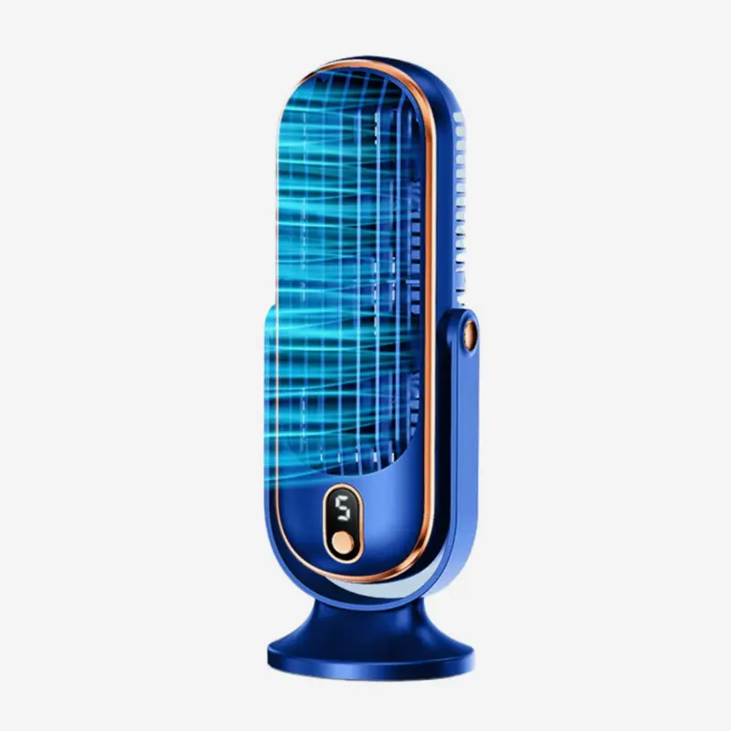 Portable Dual-Fan Air Cooler with 5 Adjustable Speed Settings