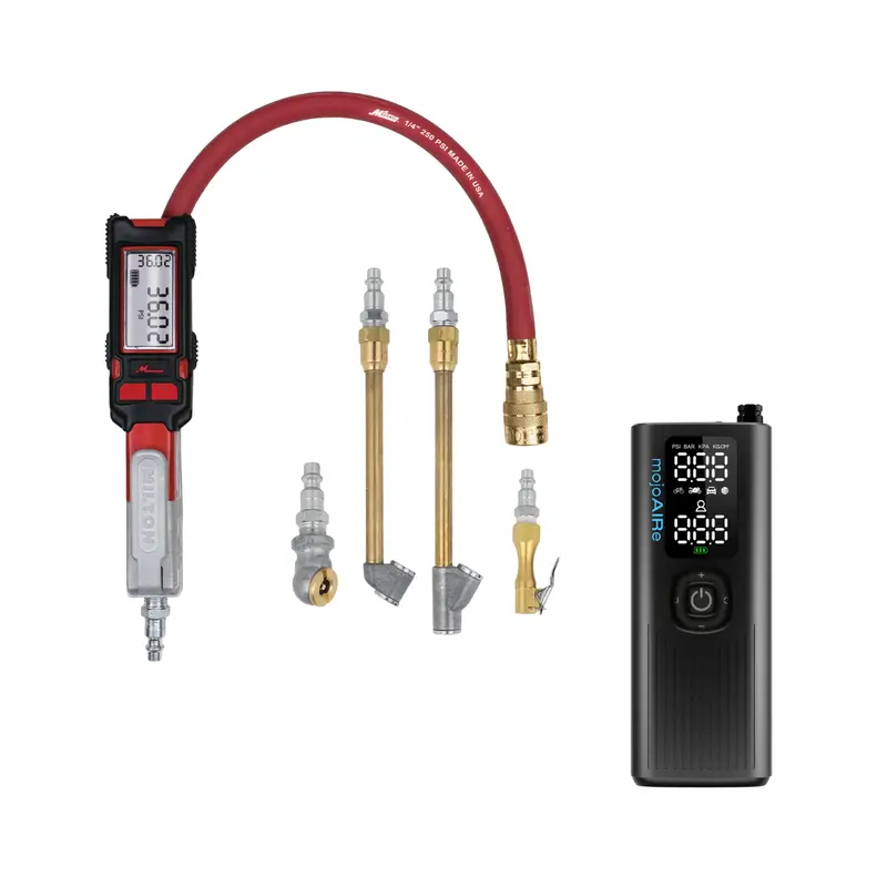 Pro Series Tire Pressure Bundle: Digital Inflator/Gauge + mojoAIRE® Portable Unit