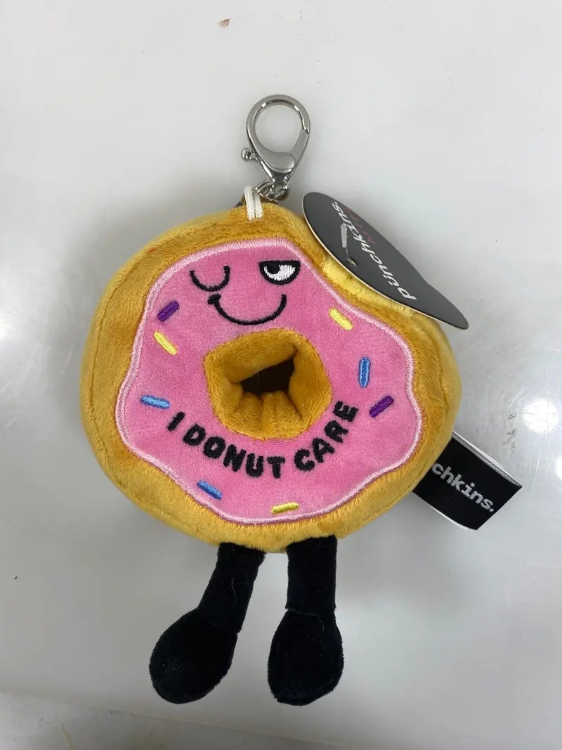 Punchkins Bites Donut Mini Plush Keychain – Cute Food-Themed Accessory