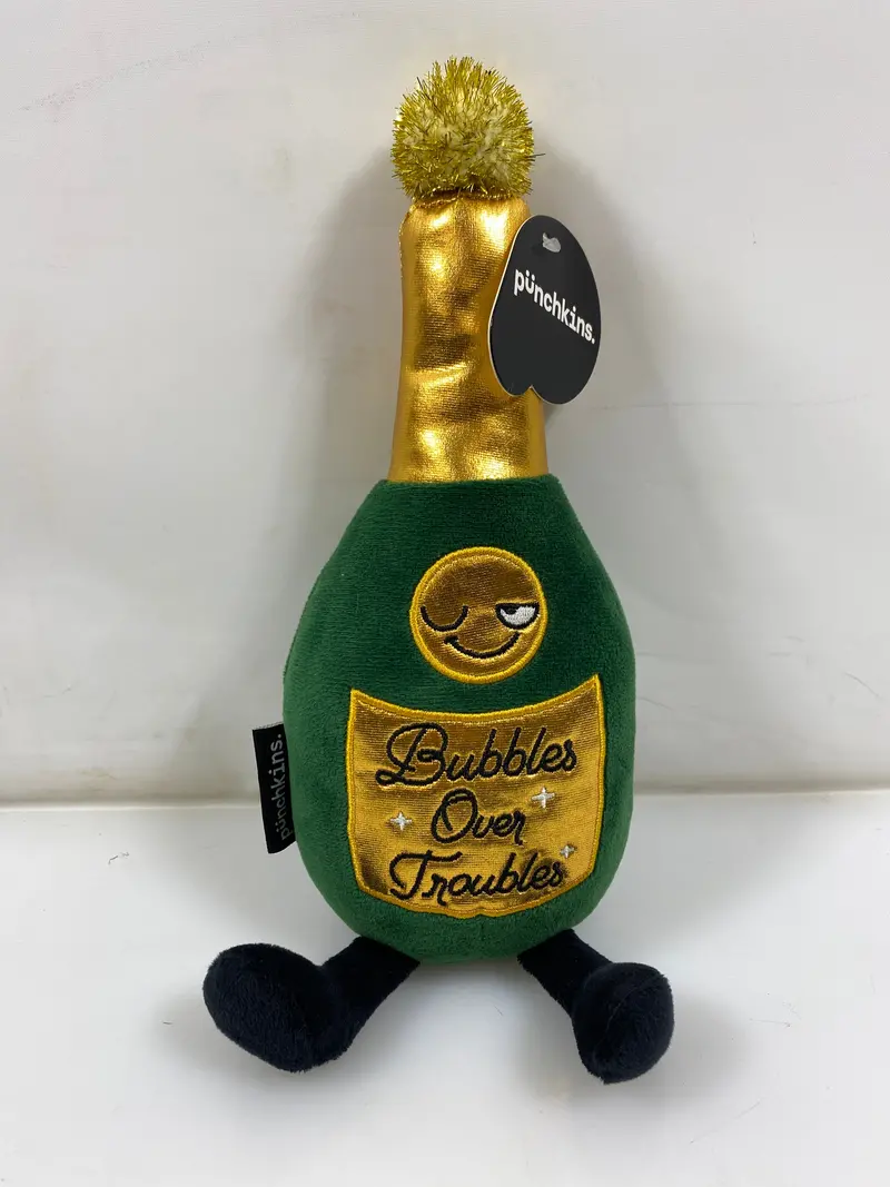 Punchkins Puffies Champagne Bottle Plush Figure