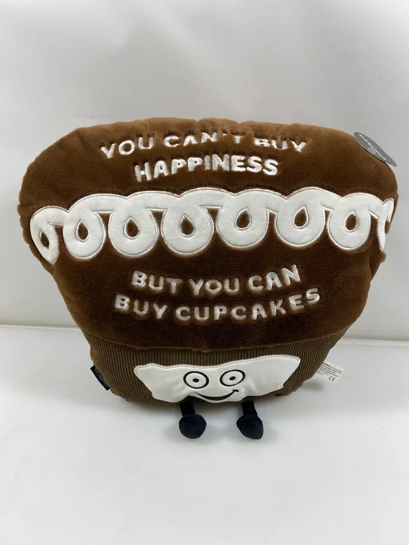 Punchkins Puffies Cupcake Plush Stuffed Toy
