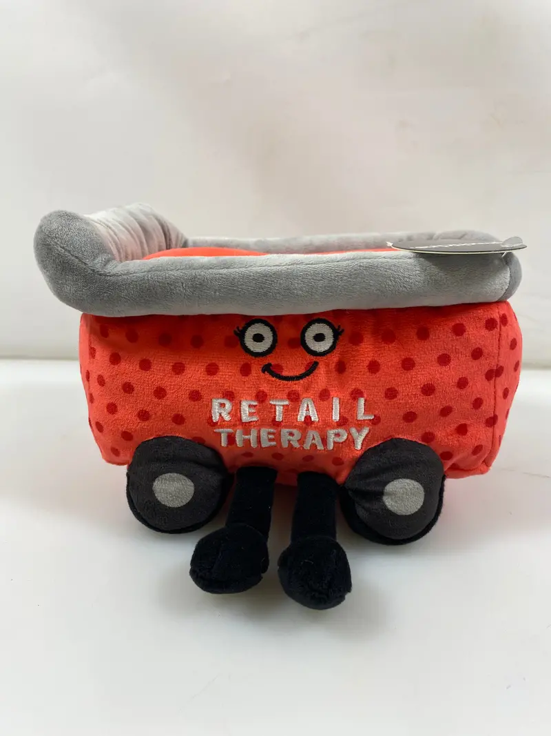 Punchkins Puffies Shopping Cart Plush Decorative Toy