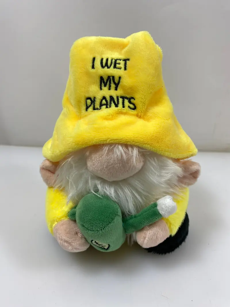 Punchkins Puffies Yellow Garden Gnome Stuffed Animal