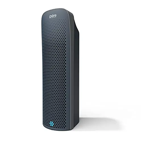 PureZone Elite HEPA Air Purifier for Large Rooms – UV Sanitization, Real-Time Air Quality Monitoring & 4-Stage Filtration (Graphite)