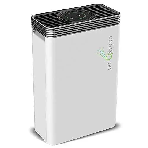 PURO²XYGEN P500 Air Purifier – 6-Stage HEPA + UV + Ionizer System for Large Rooms up to 550 sq ft
