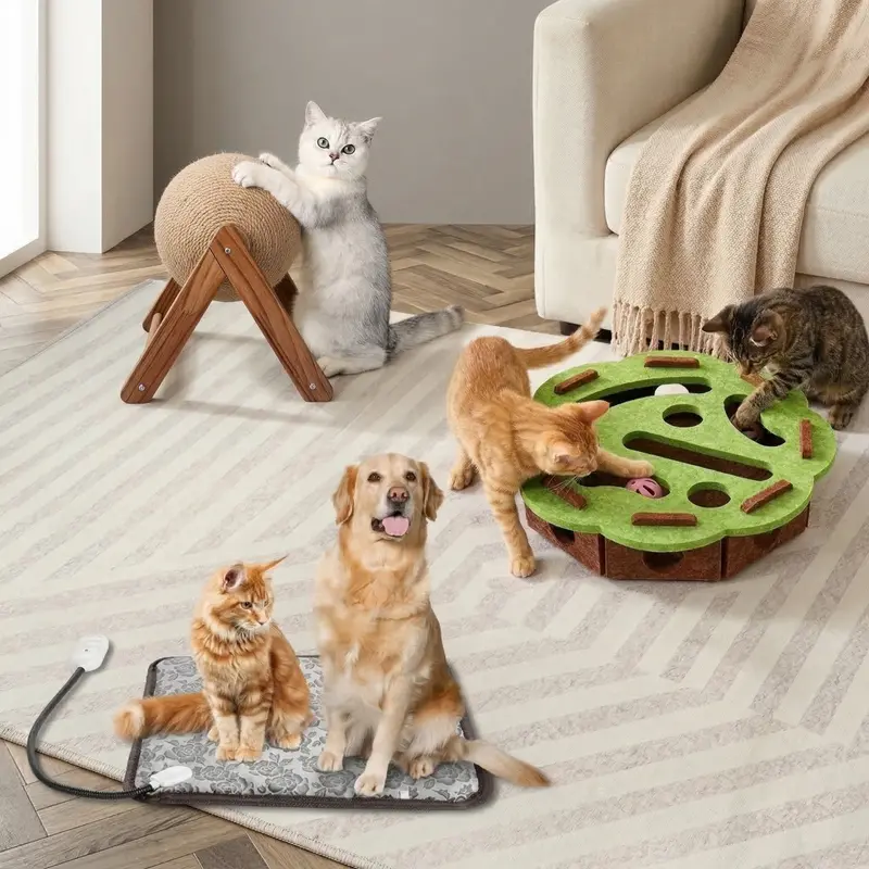Purr-fect Warmth Play Set – 3-Piece Pet Comfort Bundle