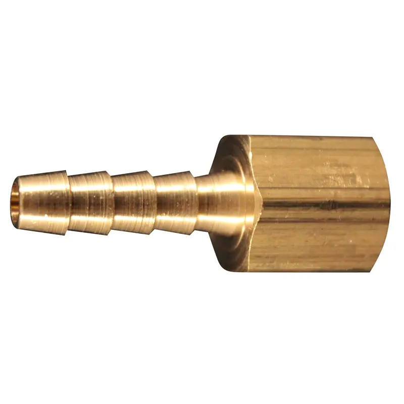 Quarter-Inch Female NPT to Three-Eighths-Inch ID Hose End Fitting (Single Unit)