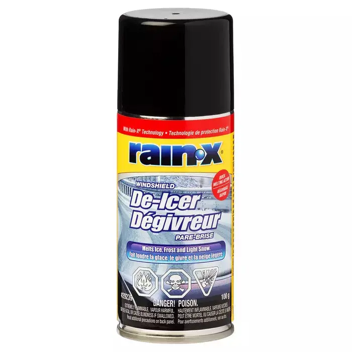 Rain-X Windshield De-Icer Spray – Fast-Acting Ice Melting Formula (100 g)