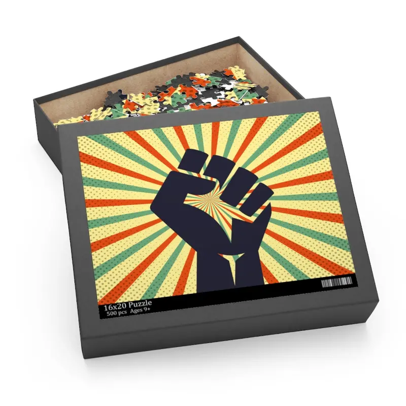 Retro-Style Hand-Cut Jigsaw Puzzle – 500 Pieces